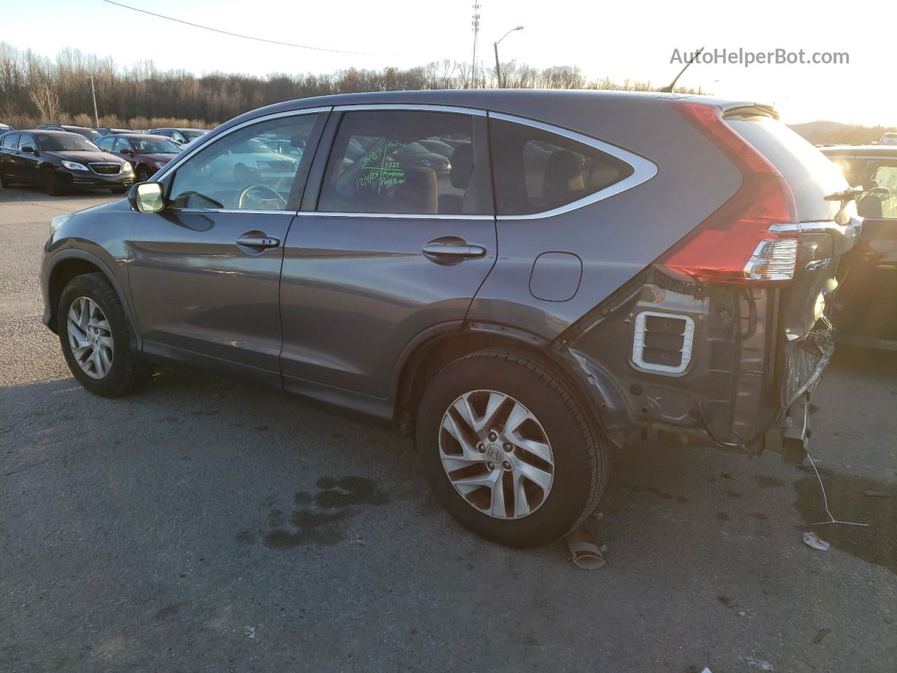 2016 Honda Cr-v Ex Gray vin: 2HKRM4H55GH691865