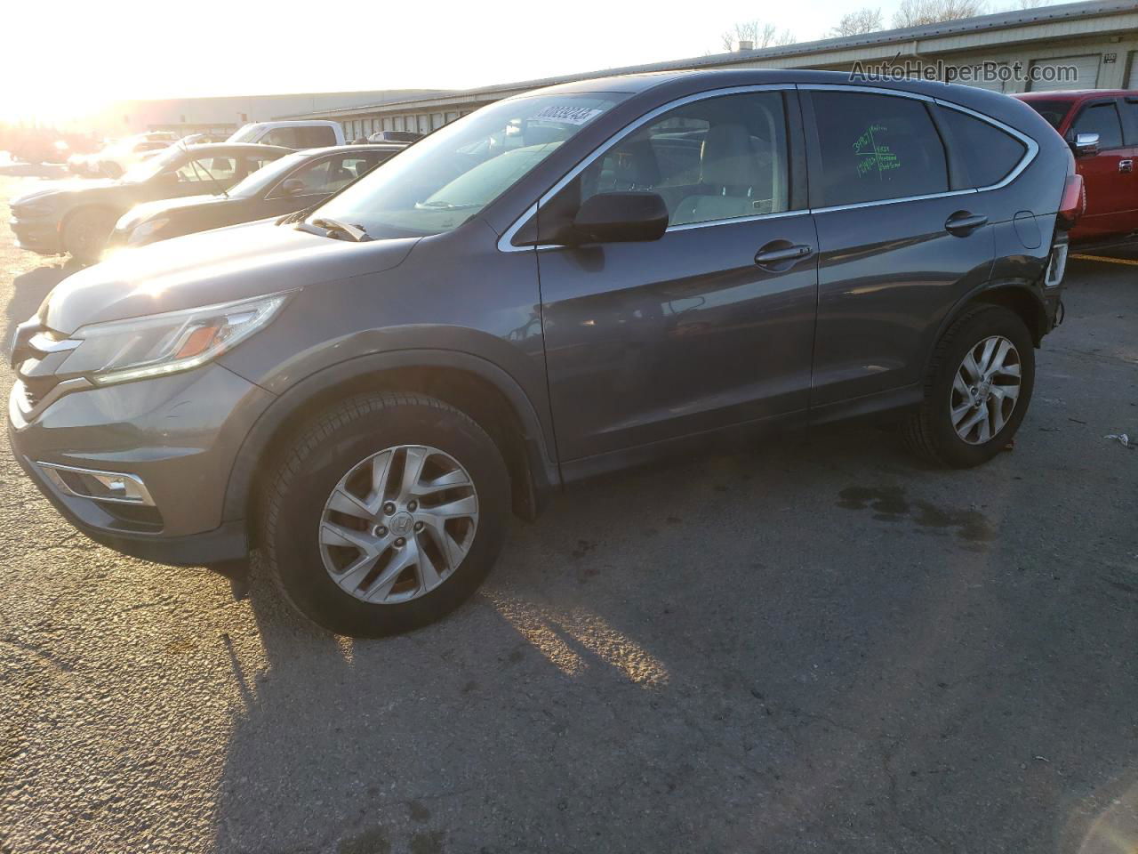 2016 Honda Cr-v Ex Gray vin: 2HKRM4H55GH691865