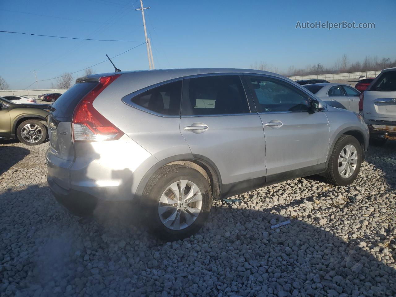 2012 Honda Cr-v Ex Silver vin: 2HKRM4H56CH110335