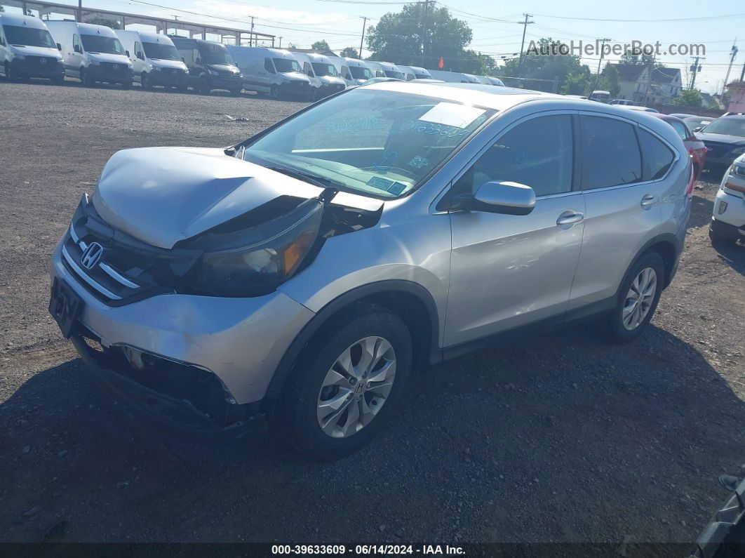 2013 Honda Cr-v Ex Silver vin: 2HKRM4H56DH627460