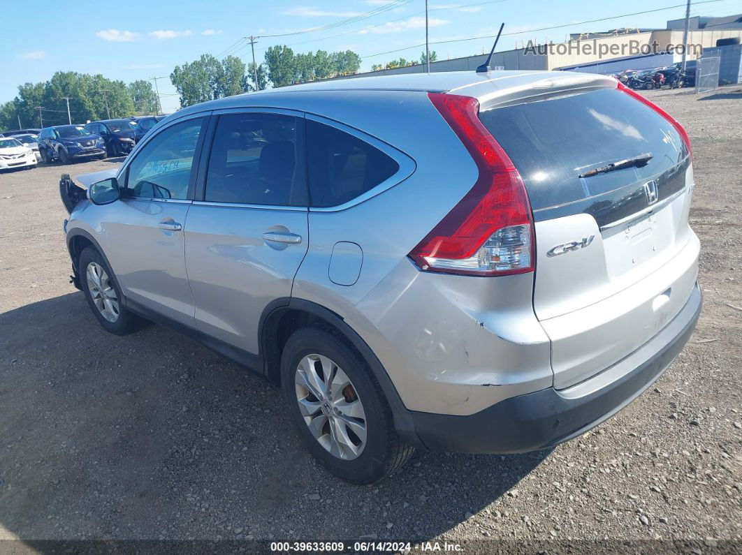 2013 Honda Cr-v Ex Silver vin: 2HKRM4H56DH627460