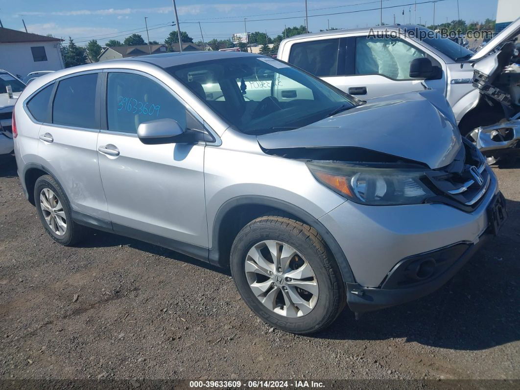 2013 Honda Cr-v Ex Silver vin: 2HKRM4H56DH627460