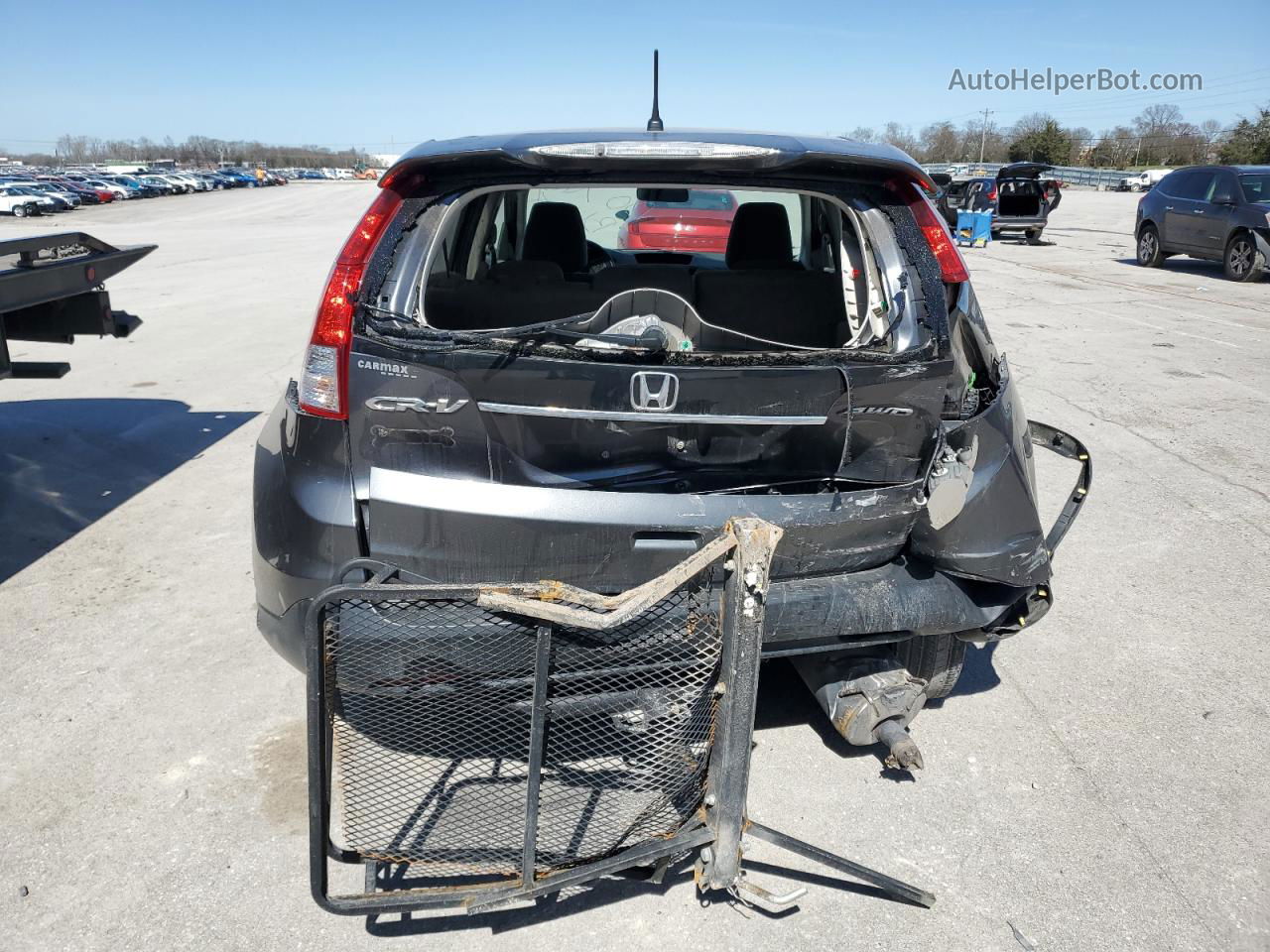 2013 Honda Cr-v Ex Gray vin: 2HKRM4H56DH644758