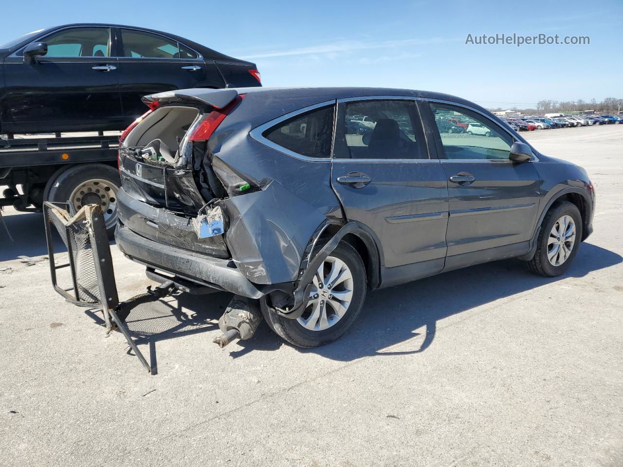 2013 Honda Cr-v Ex Gray vin: 2HKRM4H56DH644758