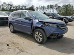 2013 Honda Cr-v Ex Blue vin: 2HKRM4H56DH648504