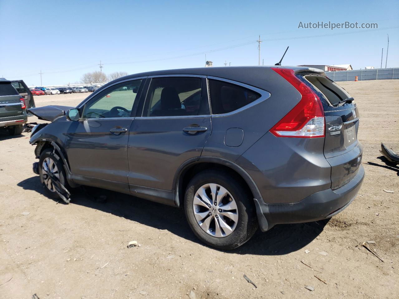 2013 Honda Cr-v Ex Gray vin: 2HKRM4H56DH673760