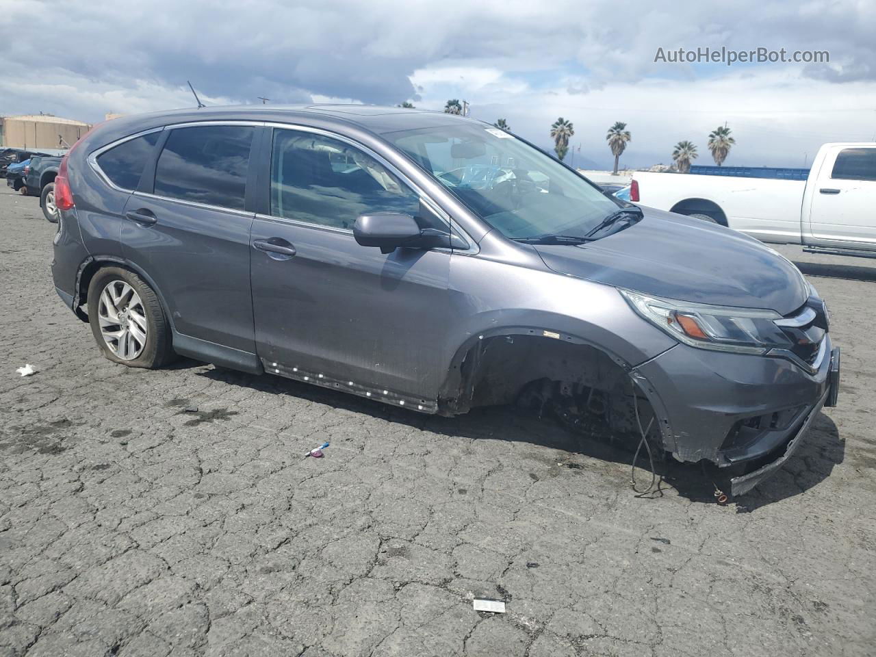 2015 Honda Cr-v Ex Charcoal vin: 2HKRM4H56FH619247