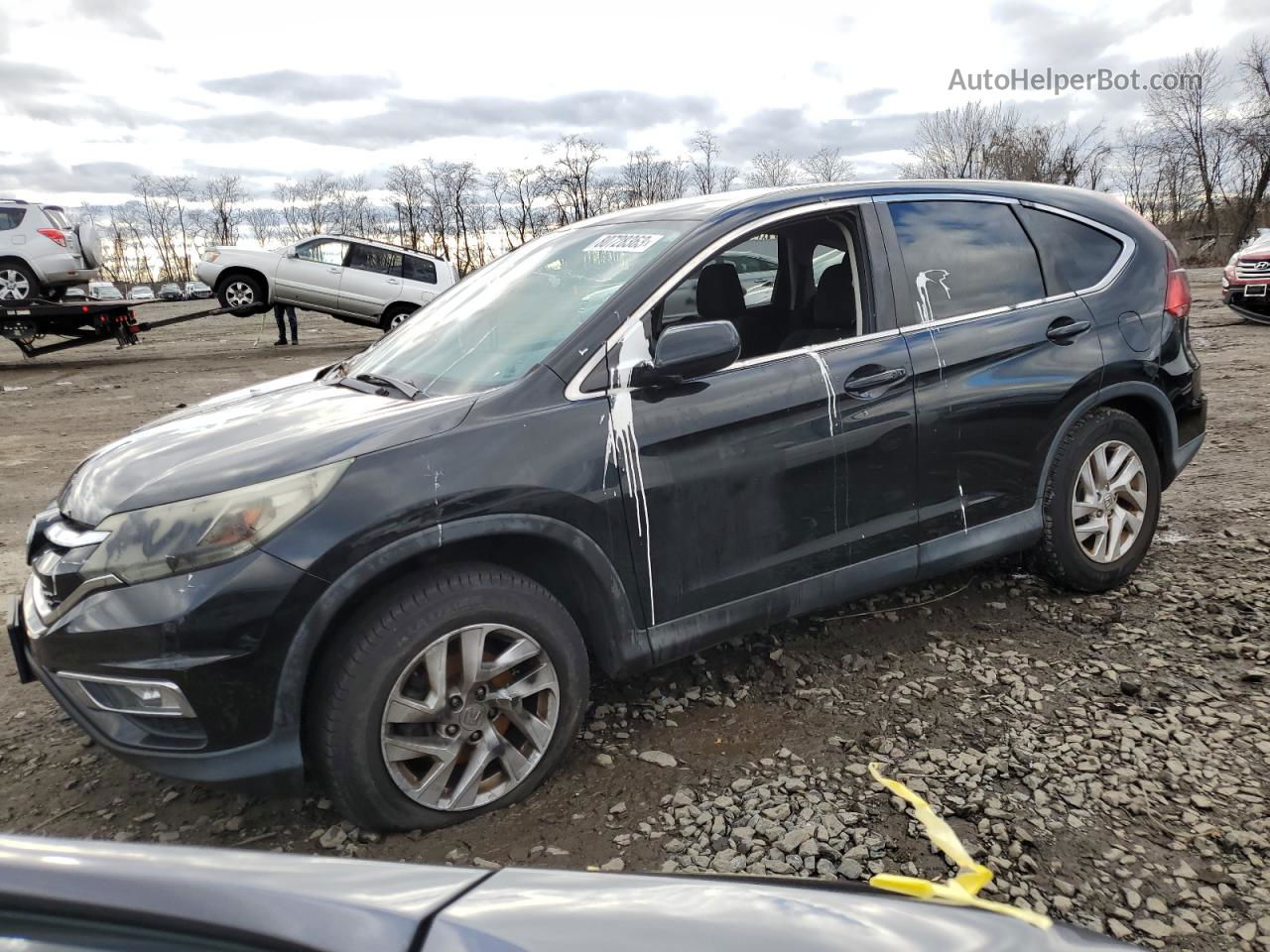 2015 Honda Cr-v Ex Black vin: 2HKRM4H56FH647422