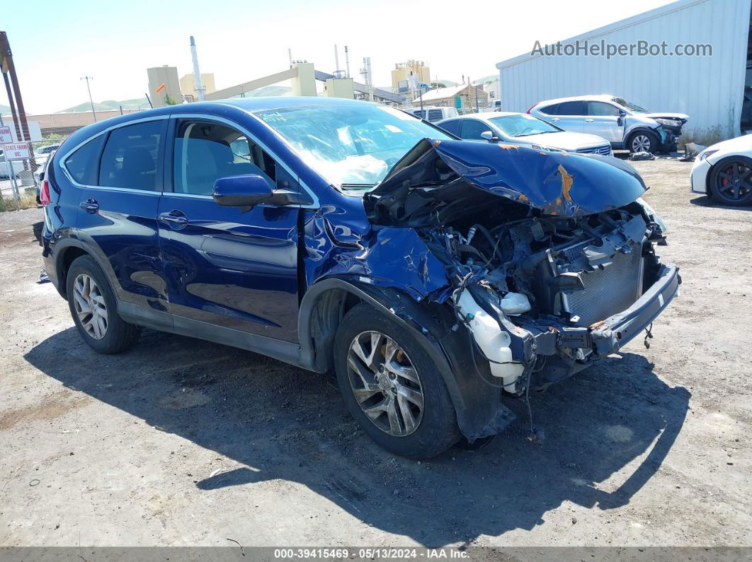 2015 Honda Cr-v Ex Blue vin: 2HKRM4H56FH667427