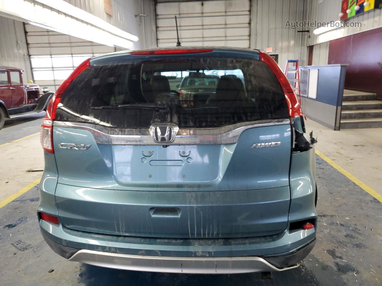 2015 Honda Cr-v Ex Синий vin: 2HKRM4H56FH670862