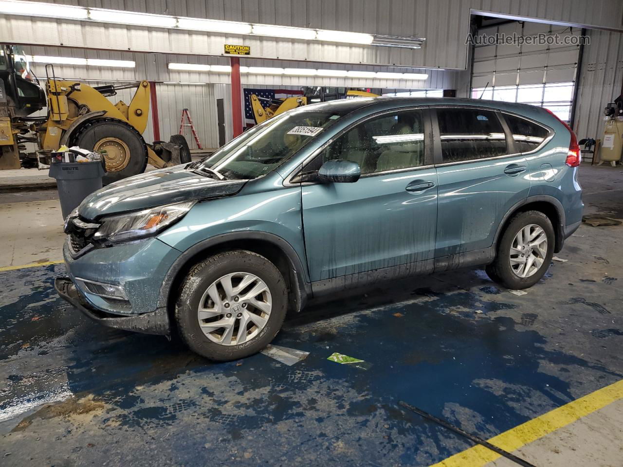 2015 Honda Cr-v Ex Blue vin: 2HKRM4H56FH670862