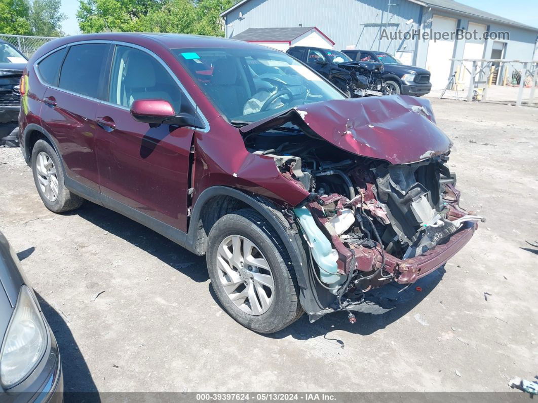 2016 Honda Cr-v Ex Burgundy vin: 2HKRM4H56GH605754