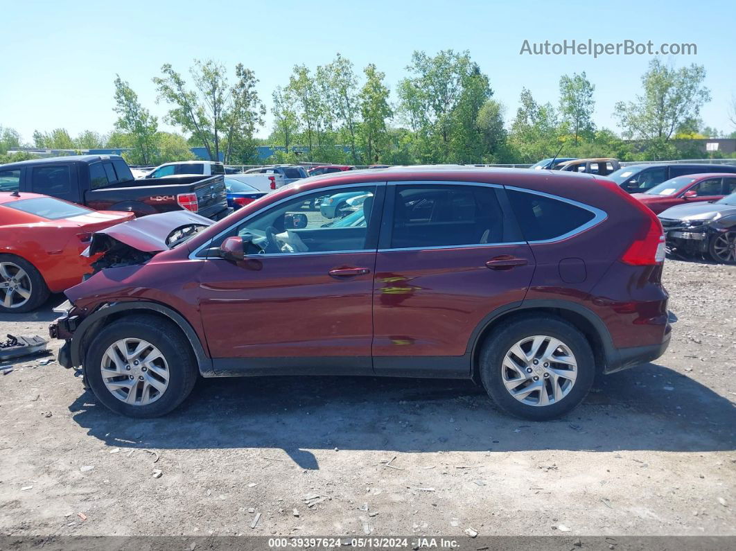 2016 Honda Cr-v Ex Burgundy vin: 2HKRM4H56GH605754