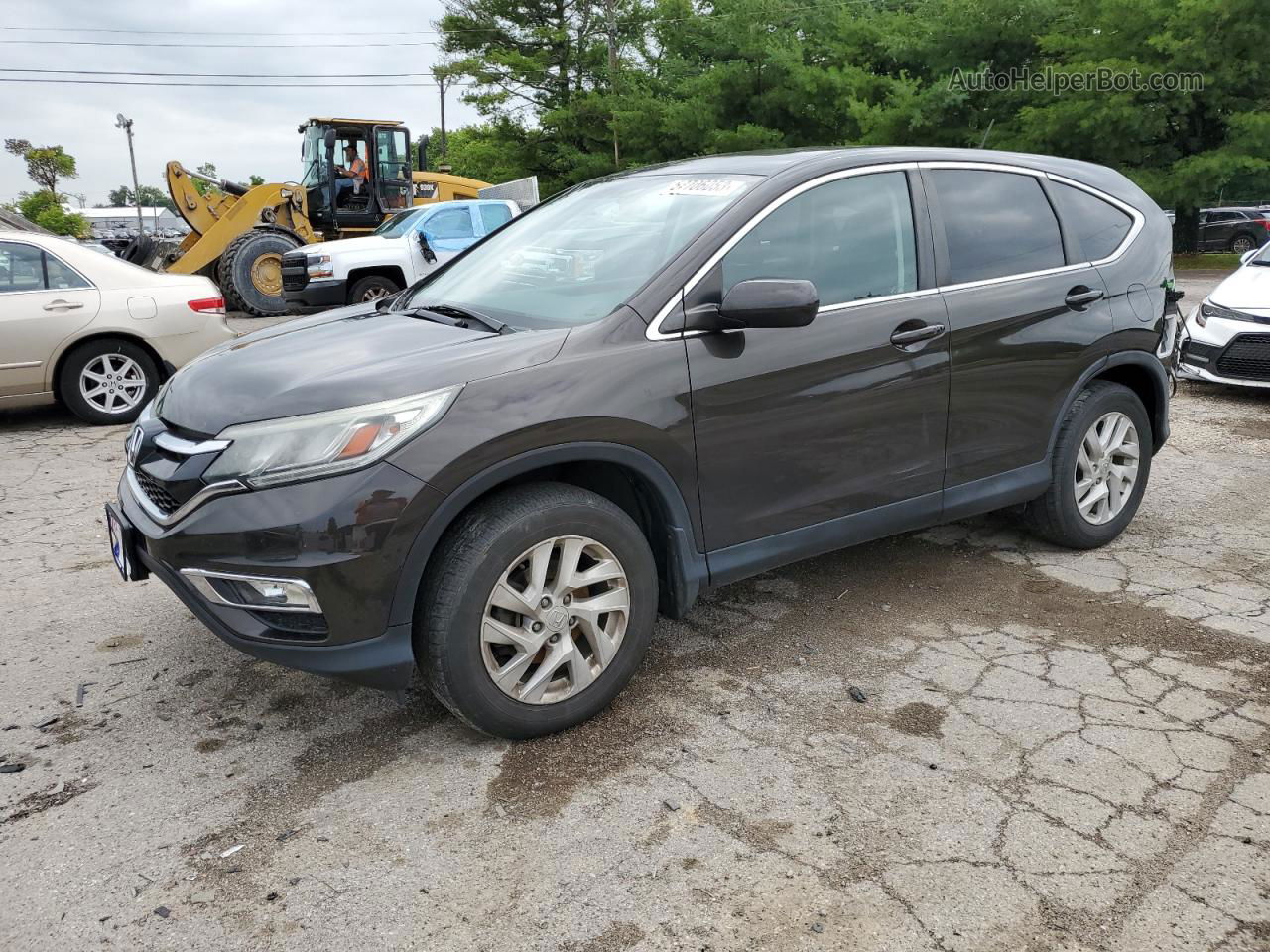 2016 Honda Cr-v Ex Gray vin: 2HKRM4H56GH630332