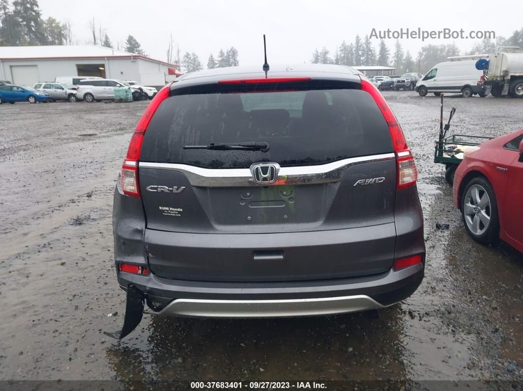 2016 Honda Cr-v Ex Серый vin: 2HKRM4H56GH681295