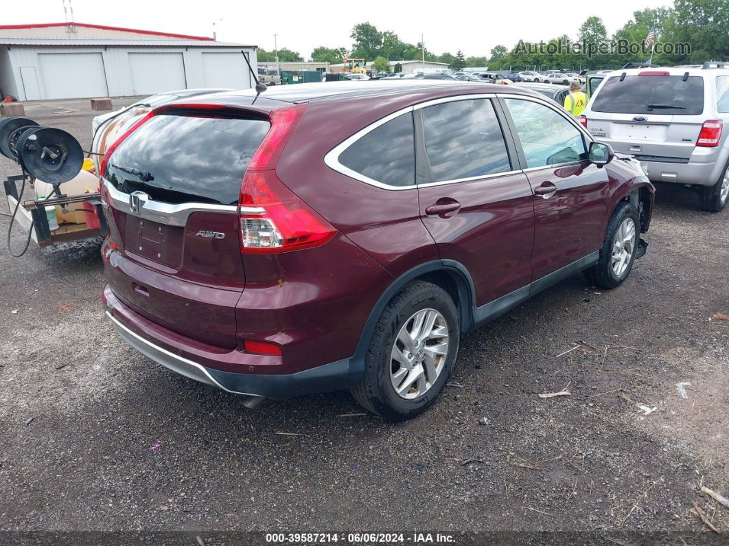 2016 Honda Cr-v Ex Red vin: 2HKRM4H56GH718281