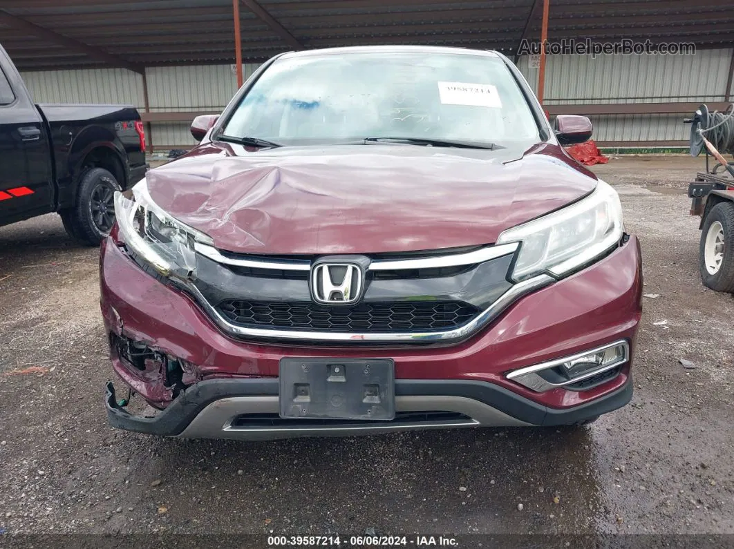 2016 Honda Cr-v Ex Red vin: 2HKRM4H56GH718281