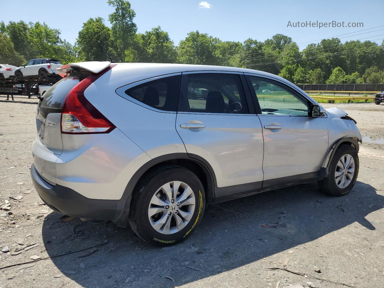 2012 Honda Cr-v Ex Silver vin: 2HKRM4H57CH633847