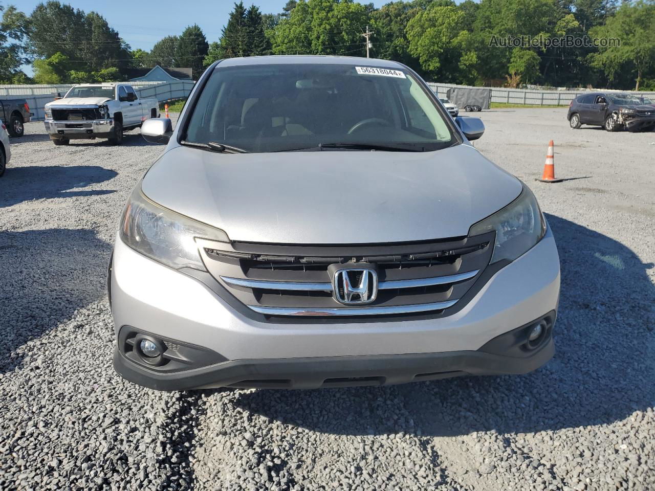 2013 Honda Cr-v Ex Silver vin: 2HKRM4H57DH664064