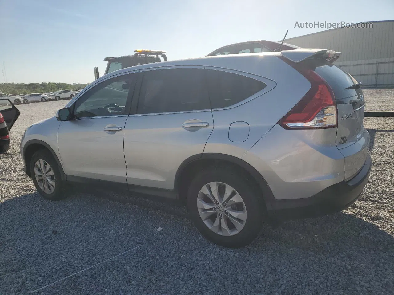 2013 Honda Cr-v Ex Silver vin: 2HKRM4H57DH664064