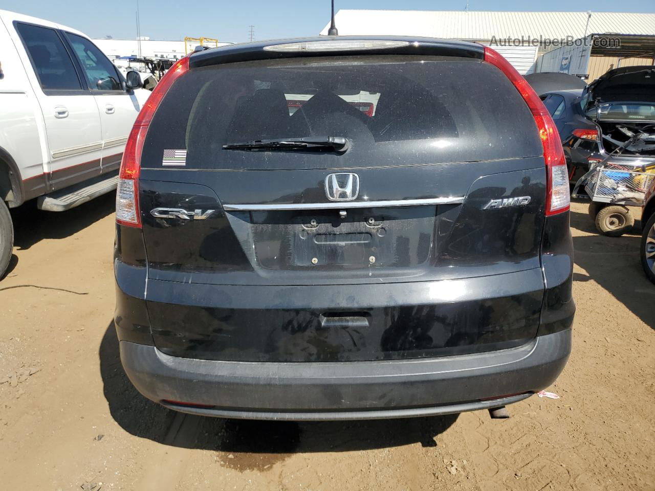 2013 Honda Cr-v Ex Black vin: 2HKRM4H57DH678398