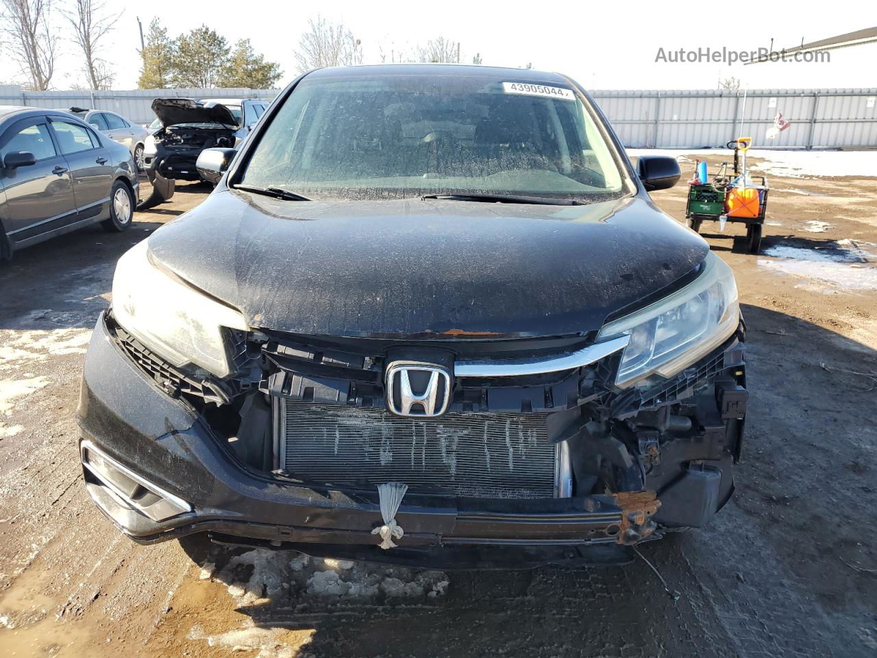 2015 Honda Cr-v Ex Черный vin: 2HKRM4H57FH101325