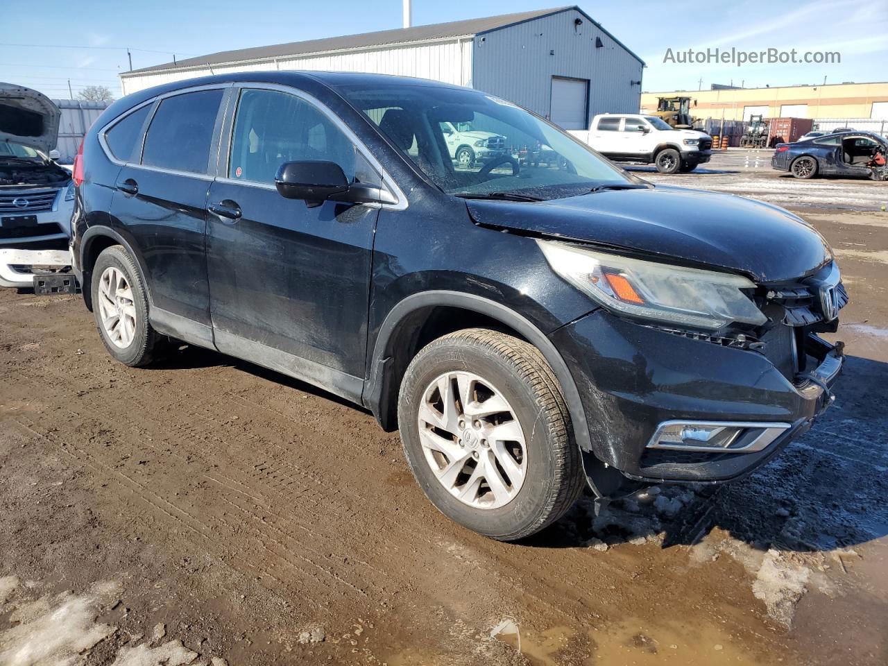 2015 Honda Cr-v Ex Черный vin: 2HKRM4H57FH101325