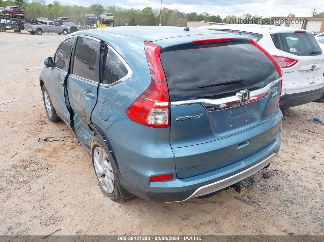 2015 Honda Cr-v Ex Light Blue vin: 2HKRM4H57FH645100