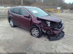 2015 Honda Cr-v Ex Burgundy vin: 2HKRM4H57FH653472