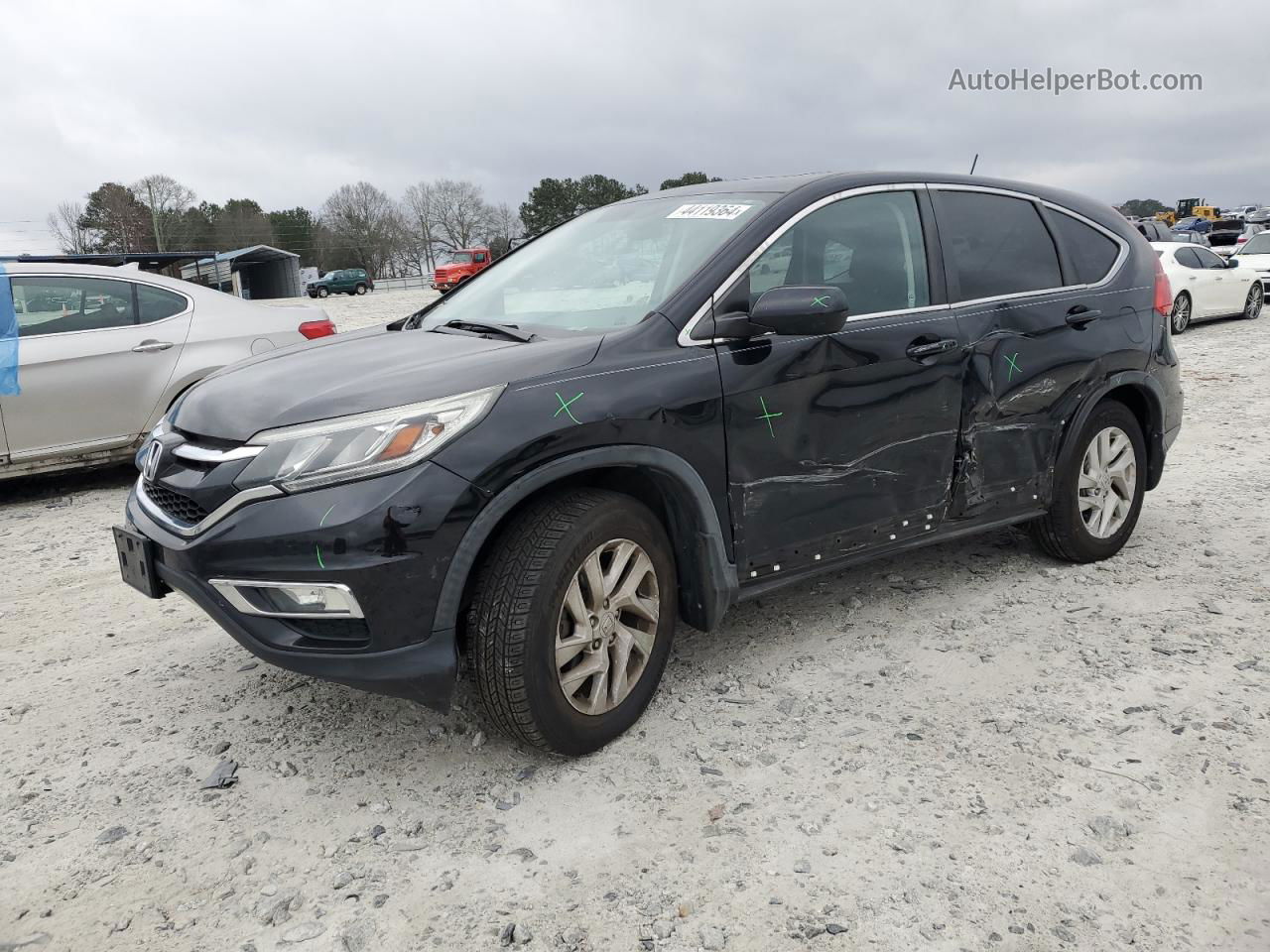 2015 Honda Cr-v Ex Black vin: 2HKRM4H57FH678016