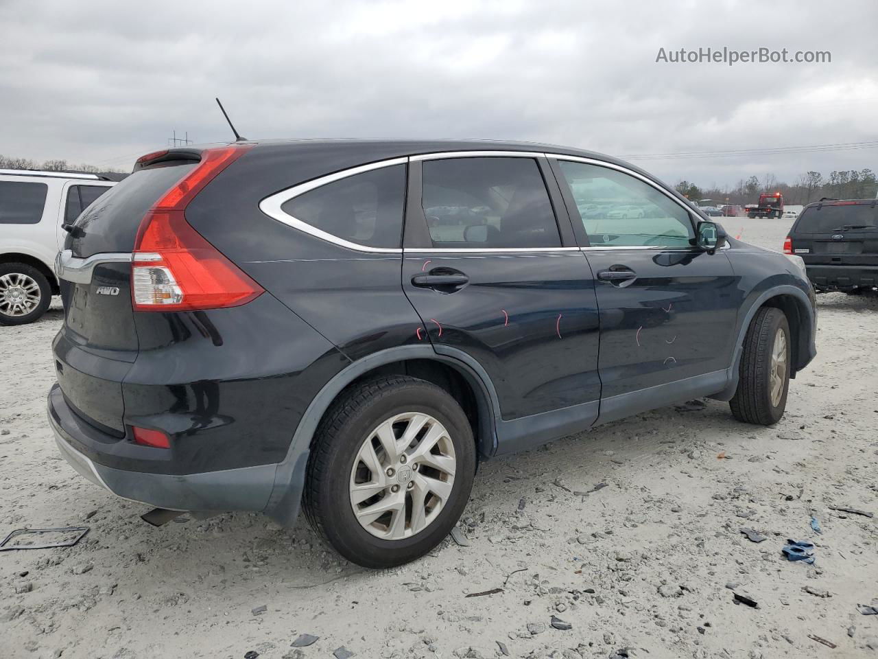 2015 Honda Cr-v Ex Black vin: 2HKRM4H57FH678016