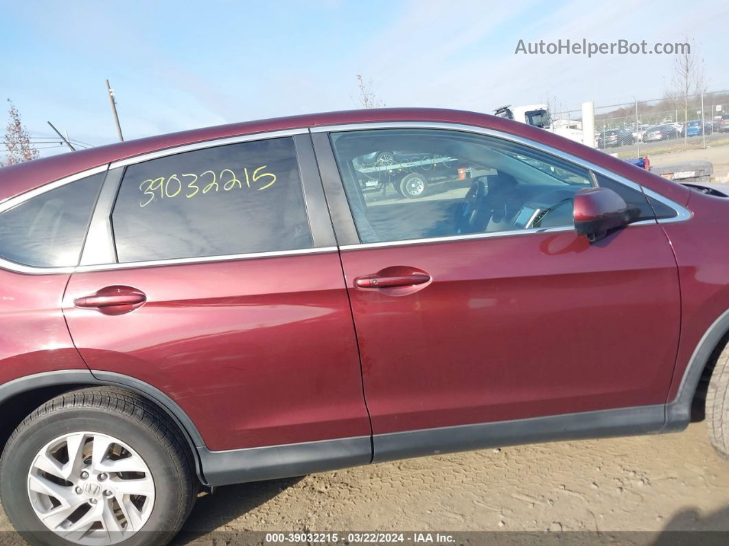 2016 Honda Cr-v Ex Maroon vin: 2HKRM4H57GH608145