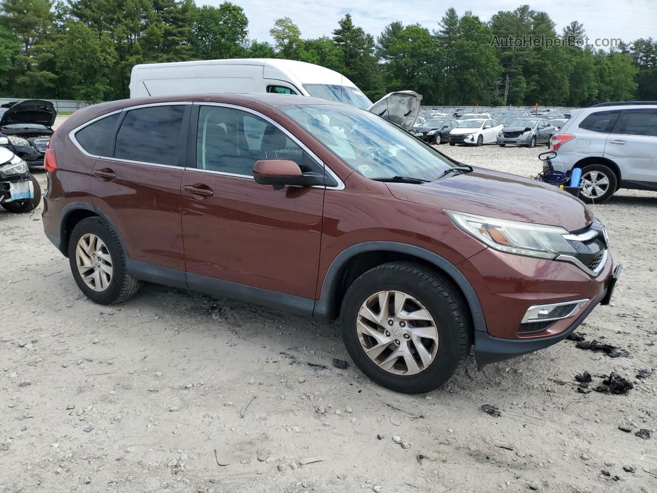 2016 Honda Cr-v Ex Красный vin: 2HKRM4H57GH608193