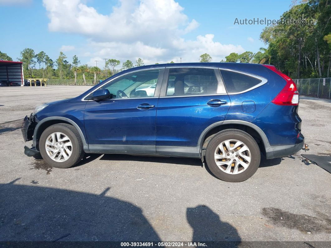 2016 Honda Cr-v Ex Blue vin: 2HKRM4H57GH652968