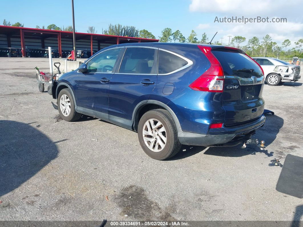 2016 Honda Cr-v Ex Blue vin: 2HKRM4H57GH652968