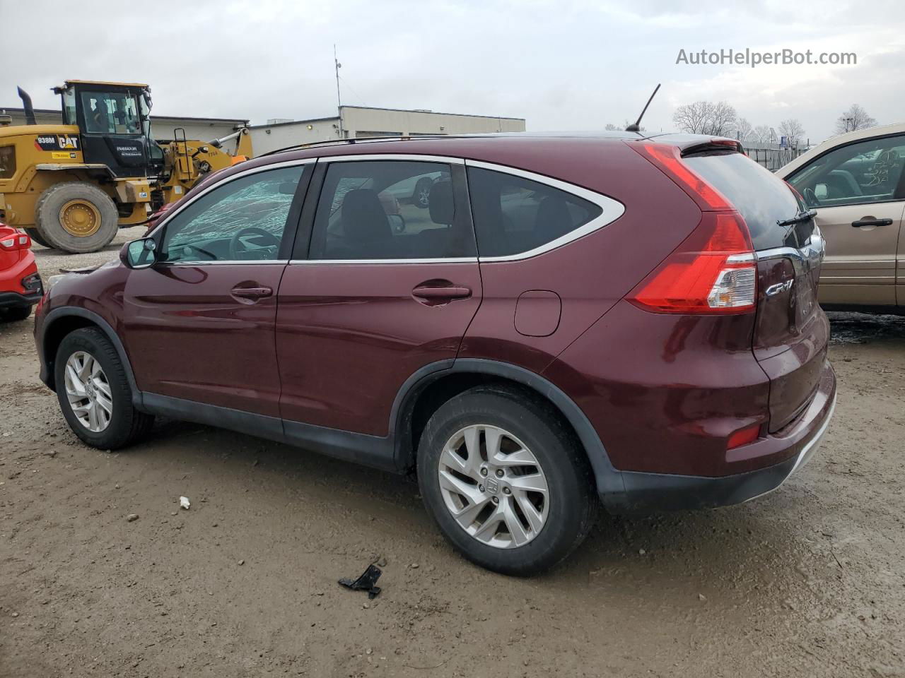 2016 Honda Cr-v Ex Burgundy vin: 2HKRM4H57GH680849