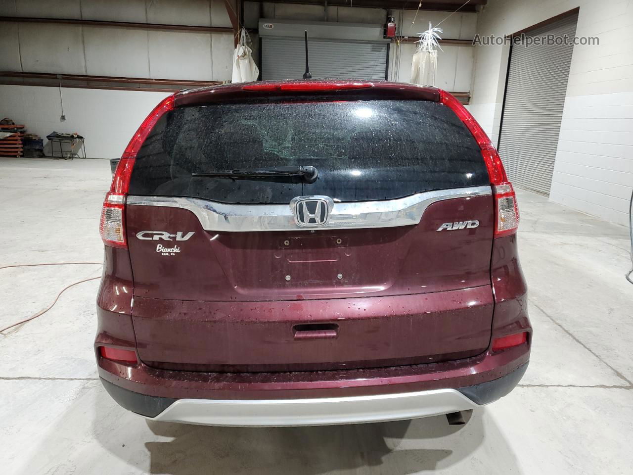 2016 Honda Cr-v Ex Maroon vin: 2HKRM4H57GH684030