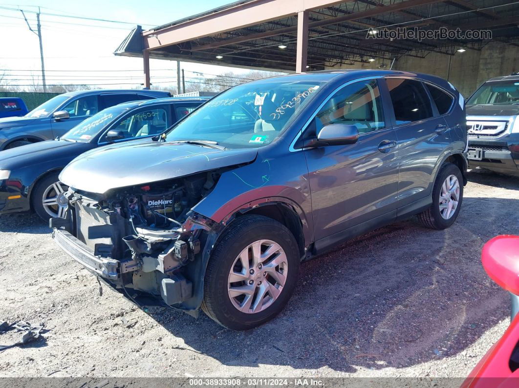 2016 Honda Cr-v Ex Gray vin: 2HKRM4H57GH708925