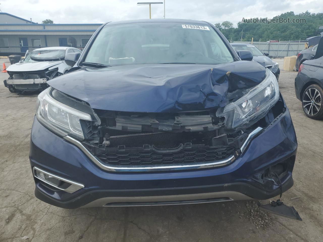 2016 Honda Cr-v Ex Синий vin: 2HKRM4H57GH710805