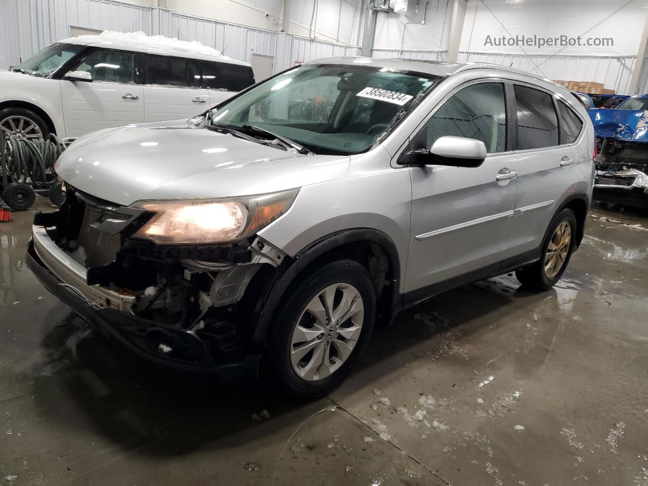 2012 Honda Cr-v Ex Silver vin: 2HKRM4H58CH107369