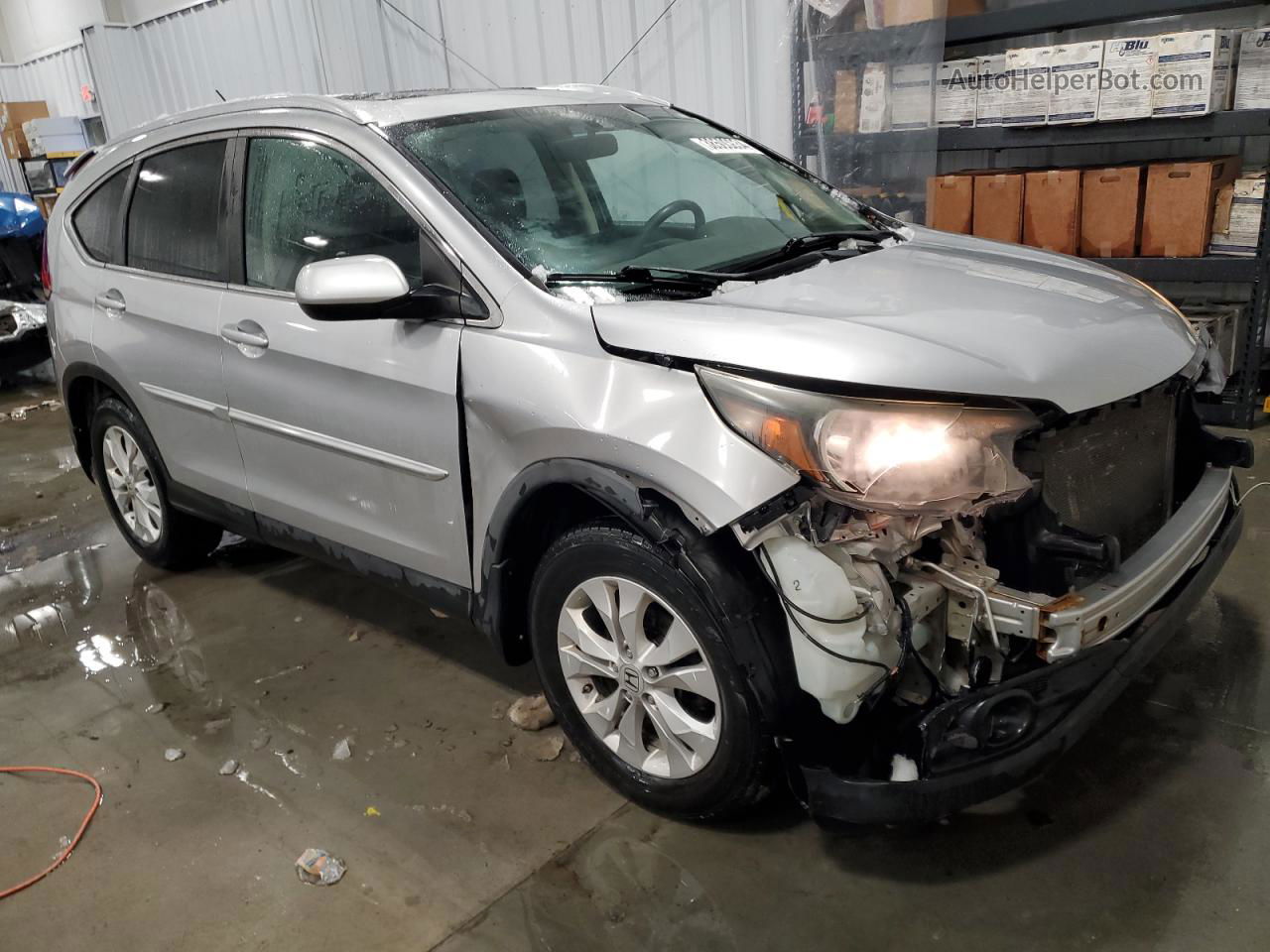 2012 Honda Cr-v Ex Silver vin: 2HKRM4H58CH107369