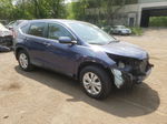 2012 Honda Cr-v Ex Blue vin: 2HKRM4H58CH112247