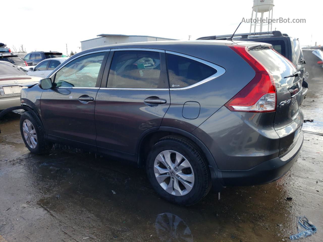 2012 Honda Cr-v Ex Gray vin: 2HKRM4H58CH619052