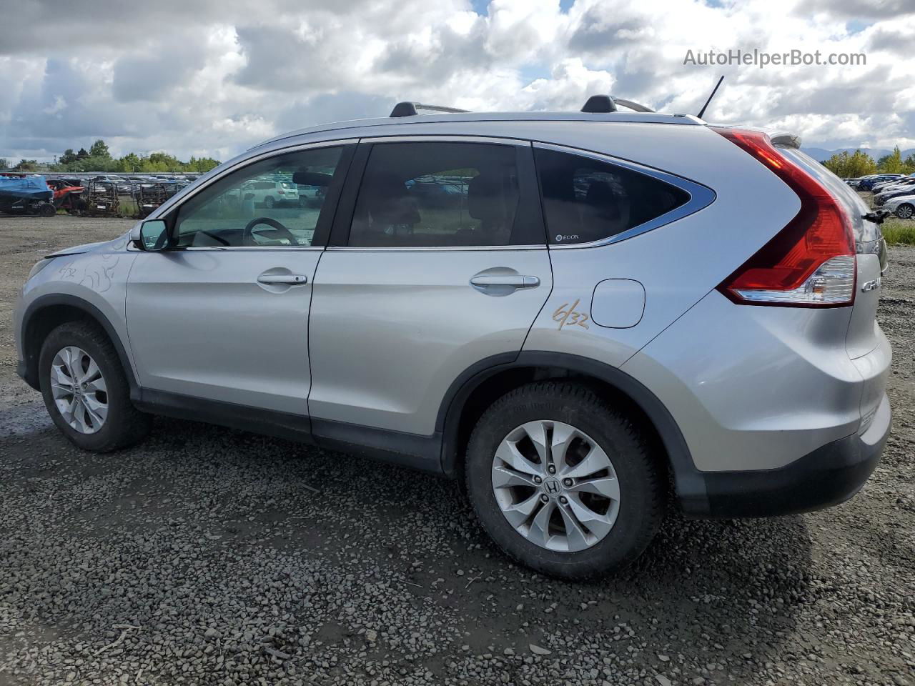 2012 Honda Cr-v Ex Silver vin: 2HKRM4H58CH632352