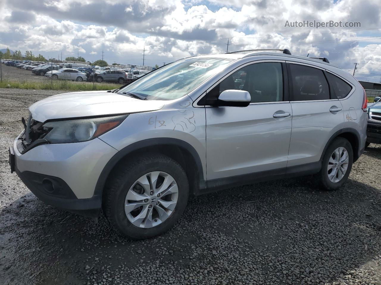 2012 Honda Cr-v Ex Silver vin: 2HKRM4H58CH632352