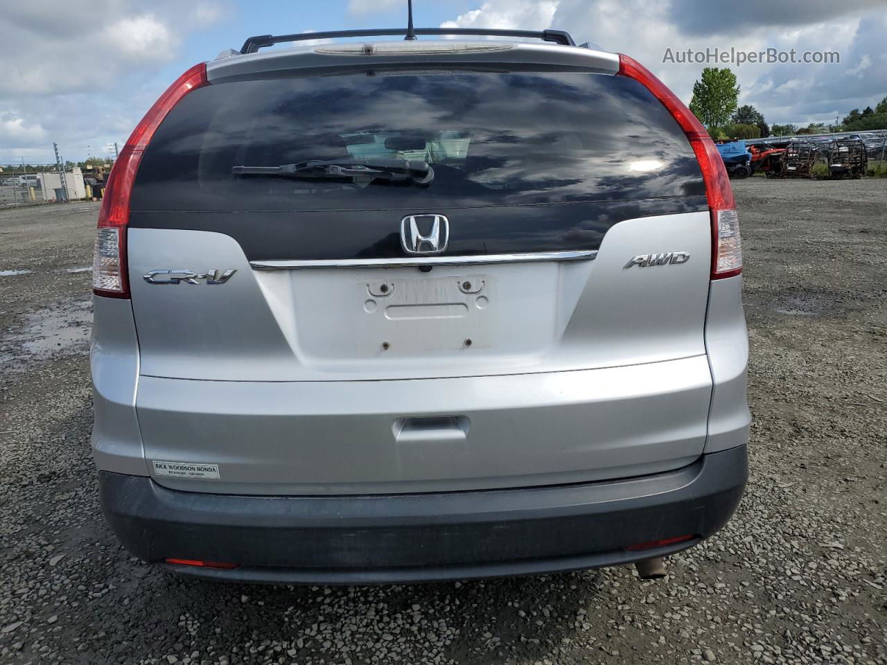 2012 Honda Cr-v Ex Серебряный vin: 2HKRM4H58CH632352