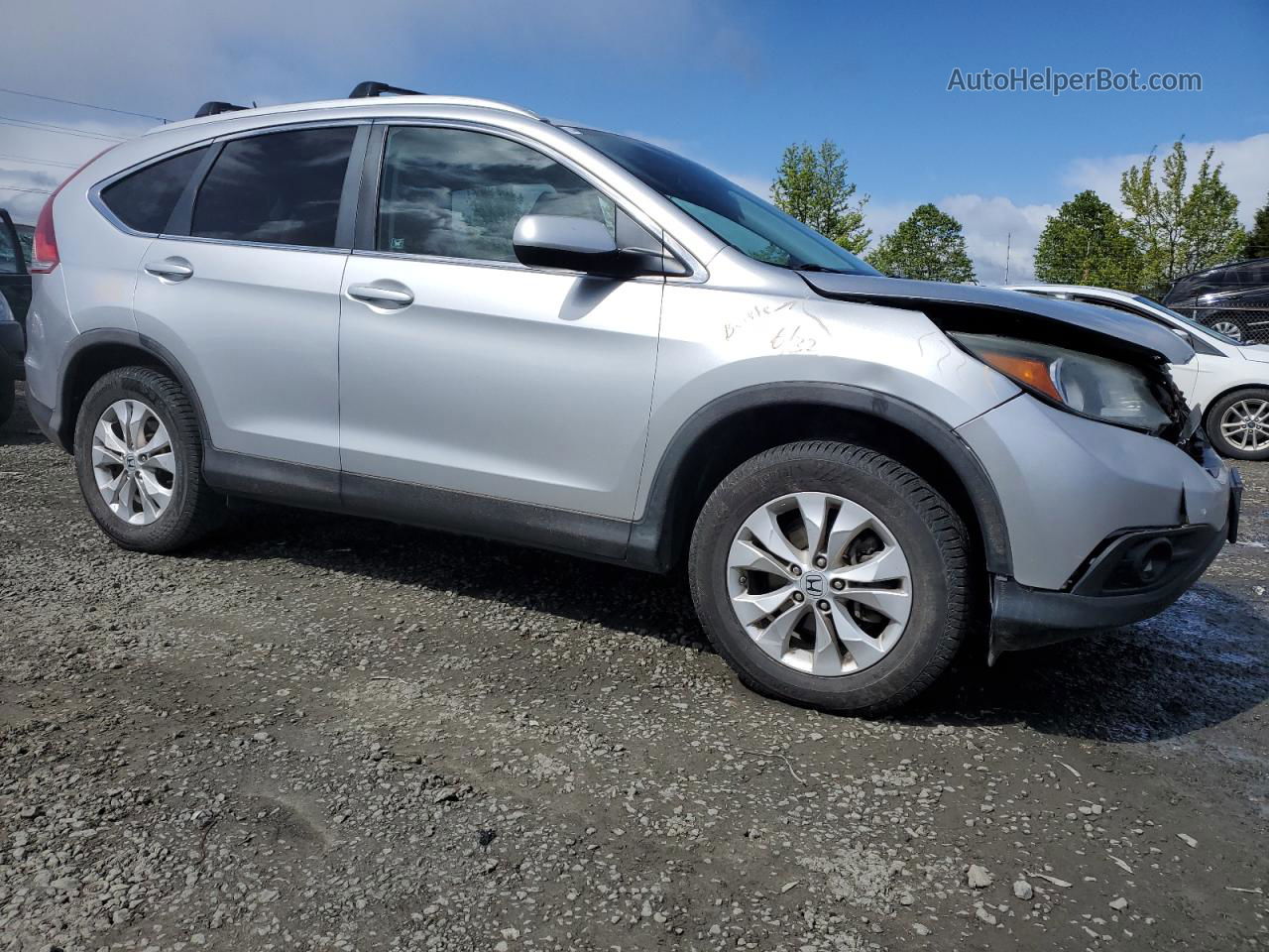 2012 Honda Cr-v Ex Silver vin: 2HKRM4H58CH632352