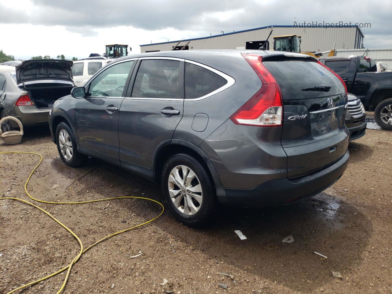 2013 Honda Cr-v Ex Gray vin: 2HKRM4H58DH613639