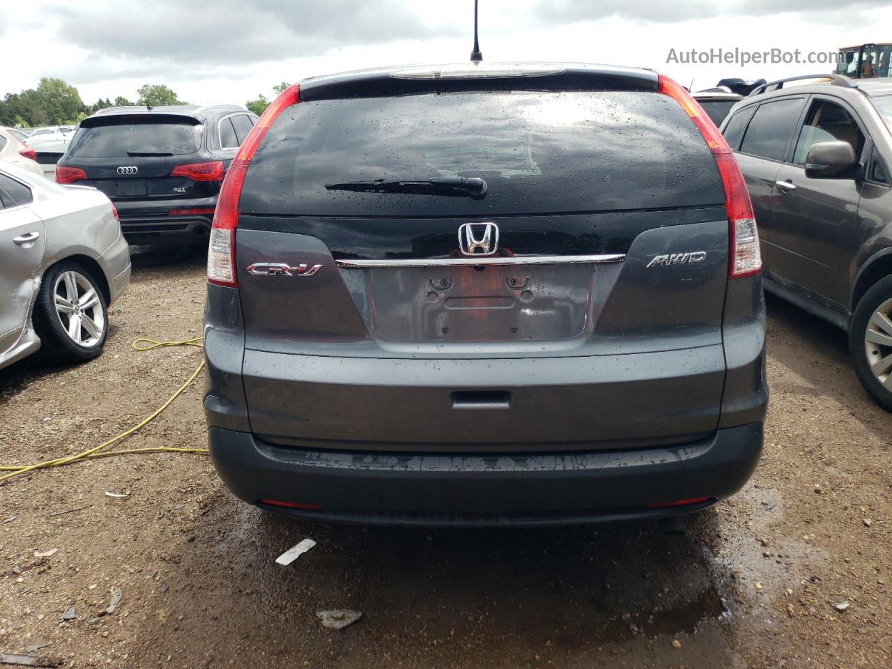 2013 Honda Cr-v Ex Gray vin: 2HKRM4H58DH613639