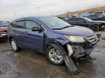 2013 Honda Cr-v Ex Blue vin: 2HKRM4H58DH634832